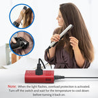 DOACE 350W Voltage Converter, Ai 220V to 110V Converter and 50Hz to 60Hz Transformer, Power Convert Adapter Combo US to AU, UK, European Travel Plug Adapter for Hair Straightener Laptop Cell Phone