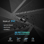 Art3d 3D Wall Panels 100 Pack, 11.8" x 11.8" (97 Sq.ft) PVC Wall Panels - Glue Up Panels Wall Decor for Living Room, Bedroom, Office, Black