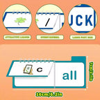 30 Read and Rhyme Flip Books Claritydream Flip Books ABC Vocabulary Flash Cards Interactive Reading Flash Cards