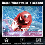 MOTORBUDDY Car Window Breaker Tool, 2-in-1 Window Breaker Seatbelt Cutter, Emergency Glass Breaker Keychain and Auto Escape Tool，Car Accessories