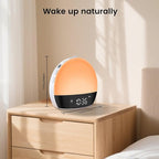 Risop Wake Up Light Sunrise Alarm Clock for Heavy Sleepers, All-in-One Smart Bedside Device with Bluetooth Speaker, FM Radio, Dual Alarm & Sleep Aid Night Light, Best Gift for Adults & Kids