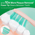 Brushmo Plaque Control Replacement Toothbrush Heads, Compatible with Philips Sonicare Click-on Electric Toothbrush Handles, 8 Standard Replacement Heads, Soft Dupont Bristles, BM928pk, Pink