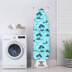 ZCFYGDX 15" x 54" Ironing Board Cover Scorch Resistant,Wear & Soil Resistant Covers, Easy Installation Elastic Edges 3 Fasteners,Lightweight & Breathable Coconut Tree Sailboat Print Size-XL