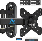 Mounting Dream Monitor Wall Mount for Most 17-39 Inch (Some up to 42 inch)，UL Listed TV Mount TV Bracket with Articulating Arms Tilt Swivel Extension Rotation, Up to VESA 200x200mm and 33 lbs, MD2462