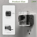 L LOHAS LED Motion Sensor Night Light, Bubble Night Lights Plug into Wall,2 Pack 5CCT Color Temperature Change Night-light,Dimmable Nightlights with Dusk to Dawn Sensor for Rooms Bathroom Hallway