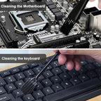 Jstincal Keyboard Cleaner kit, Small Nylon Anti Static Cleaning Tool Computer Keyboard Laptop Cleaning Kit for Electronic Devices Such As Computer Motherboard Fans Dust Removal Tool (10 Pcs)