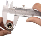 Spurtar Vernier Caliper Measuring Tool 6", 0-6Inch/0-150mm Manual Non Digital Calipers, 0.001"/0.02mm High Precision Durable Micrometer