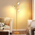 SIBRILLE 36W LED Tree Floor Lamp, Modern Dimmable Standing Lamp with Remote & Touch Control, 4 Color Temperatures, 3 Rotatable LED Light Floor Lamps for Living Room, Bedroom, Office
