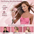Mythsight Dual Voltage StyleVibe 8-in-1 Air Styler, Hair Dryer & Blow Dryer Brush with Travel Case - Auto Wrap Curls (L/R), Fast Drying, Thermal Brush for Blowouts & Frizz-Free Volume, No Heat Damage
