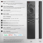 for Samsung-Smart-TV-Remote-Control-Replacement,Remote for 2019 2025 Samsung Frame Curved Crystal Smart TVs, with Voice Control