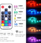 Mini Remote Controller for RGB Color LED Strip Lights, RF Dimmer for 12V DC LED Ribbon, LED Neon Sign, Wireless Remote Control for Dimmable 3528 5050 Under Cabinet Puck Lights(RGB)