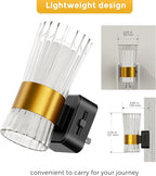 L LOHAS LED Night Light, Night Lights Plug into Wall, 3000K Soft Warm 0-100LM Adjustable Modern Night Lights,Automatic Nightlights Pulg in with Dusk to Dawn Sensor for Rooms Bathroom Hallway Decor