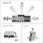 OPENLUX 240 watt LED Shoebox Retrofit Kits, 33,600lm, 5700K LED Retrofit with E39 Base for Parking Lot Shoebox/Tennis Court/Bypass/Arena/Stadium [ETL/DLC Certified][ 960W MH/HPS Equiv.] AC 100-277V