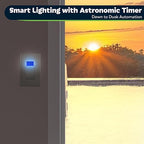 TOPGREENER Digital Astronomic Timer Switch, 7-Day Programmable Sunrise Sunset Timer for Lights, Fans, & Motors, Single-Pole or 3-Way, Neutral Wire Required, UL Listed, TGT01-HN-NK, Nickel