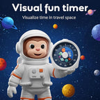 BellMan Visual Timer with Pause Button, 60 Minute Countdown Mercury Timer for Kids and Adults with Silent Operation, Study and Meetings Time Management Tool, Design for Home, Office and Gift,Astronaut
