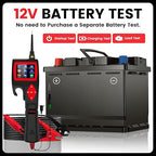 TopDiag P200 Power Circuit Probe Kit - Automotive Circuit Tester with 2024 Online Update, 9~30V Voltage Range, Multimeter, Relay Test, Fuel Injector Tester, Activating Component, Oscilloscope Mode