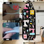 Nuxovilar Ironing Board Cover Needle Cotton 15x54 Inches | Ironing Board Cover and Pad Durable Needle Cotton for Home, Laundry Room, Bedroom Use