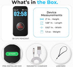 SecuLife New 2026 Fall Alert Device, Medical Alert Pendant with for Seniors, SOS Call, GPS Tracking & Reminders – Wearable Emergency Necklace for Elderly, Waterproof, 2-Way Calling, Panic Button