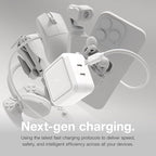 NOCO XGrid X65: 65W USB-C Charger – Dual Port GaN Power Adapter with PD 3.0, QC 4.0+, and PPS – Fast Charging with Smart Power Distribution – Foldable Wall Plug, UL Listed