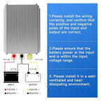 HUGEBO 60A 720W Voltage Converter Reducer 48V/36V to 12V,Converter Voltage Regulator,Waterproof Power Transformer for Golf Cart & Truck