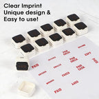 3-in-1 Paid Cash/Paid Check/Paid Credit Stamps in Full for Office, Pre Inked & Self Inking Rubber Finance Stamp Hand for Efficient Bookkeeping, Ordering, Accounting Work Business Management