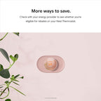 Google Nest Thermostat - Smart Thermostat for Home - Programmable Wifi Thermostat - Sand