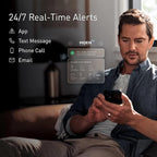 Moen Flo Smart Water Monitor and Automatic Shutoff Sensor, Wi-Fi Connected Water Leak Detector for 1-1/4-Inch Diameter Pipe, 900-002