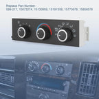 DICMIC Front A/C Heater Climate Control Module Compatible with 1996-2014 Chevrolet Express 1500 GMC Savana 1500 1996-2020 Chevrolet Express 2500 3500 GMC Savana 2500 3500 Replace# 599-217, 15073274