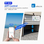 DieseRC 2 Channels WiFi Smart Switch, AC 90V-250V 220V Passive Output Relay Module Ewelink APP WiFi Control Compatible with Alexa/Google Home, Inching/Self-Locking Switch