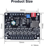 30W Voice Playback Module, PEMENOL DC 9-24V Voice Broadcast Device 9 Trigger Interfaces 8 I/O Trigger Modes MP3 Music Player Support TF Card 32G Max for Speaker Module DIY Kit