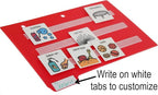 Smile4autism Small 7x9” Tools Perfect to Keep Your Loose Visual Picture Cards Organized. Autism, ABA, ADHD, Language & Apraxia Aspergers