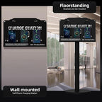 Wall Mounted 8 Port Charging Station with Fast Charigng Cables – Multi Device Charging Dock for Office, Hotel & Public Spaces | Compatible with iPhone ipad Smartphone Tablets Android Port (Black)