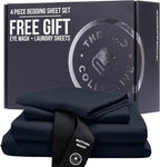 THE LAD COLLECTIVE 3.0 Bedding Set Full Size 4 Pieces Premium Bed Set with Fitted Sheet, Top Sheet, and 2 Pillowcases, Nevada Nights