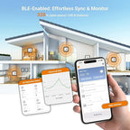 Temtop M10+ Indoor Air Quality Monitor, CO2 Monitor for Home, 6-in-1 PM2.5 & VOC Detector, E-Ink Display, 60-Day Battery, App-Connected Temperature & Humidity Sensor