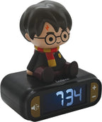 LEXiBOOK - Harry Potter Digital Alarm Clock for Kids with Night Light Snooze, Childrens Clock, Luminous Harry Potter, Black Colour - RL800HP
