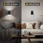 Briignite Red Motion Sensor Night Light, Dusk to Dawn Nightlights 2Pack, Dimmable Led Nightlight, Night-Light for Kids, 1W Night Lights Plug into Wall for Bedroom, Kid Room, Bathroom