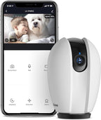LaView Indoor Security Camera, Baby Monitor with Sound/Motion Detection and Night Vision,WiFi Camera Home Pet Dog Surveillance Camera with App,Two-Way Audio,360-degree IP Camera Work with Alexa