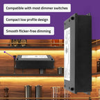 HitLights 24V 96W Dimmable LED Driver – Smooth Flicker Free Dimming – TRIAC, 0-10V, Phase Cut, & 10V PWM – Compatible with Lutron and Leviton Dimmer Switches, UL Listed, Class 2, 100-277V AC – 4A DC