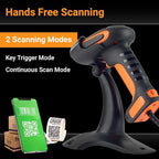 Tera Pro Extreme Performance Industrial Grade 1D 2D QR Barcode Scanner Wired with Stand Heavy Duty Drop Resistant Dustproof Hands Free Plug and Play for Warehouse Home Library Windows Mac Model 8100Y