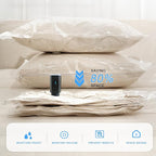 Portable Pump for Vacuum Storage Bags Electric Travel Vacuum Pump for Various Vacuum Seal Bags Cordless Rechargeable Air Pump for Compression Clothes, Blanket, Luggage (Storage Bag Not Included)