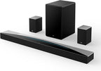 TCL Q85H 7.1.4 Sound Bar with Wireless Subwoofer for Smart TV | Dolby Atmos DTS:X Surround Sound System | 860W Power Bluetooth Home Theater Speaker | App Control & Remote Control | Latest Model