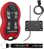 Stetsom SX2 - Universal Remote Control, Infrared, Long Range (1640 ft), 16 Functions, Learning Mode, Compatible with Car Audio Head Units, Home Devices and Video Equipment