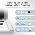 Plustek OS1180 - Flat Scanner for Graphics and Documents in A3 Format, Design Suitable for Libraries, Schools or Small Offices - Scanning A3 Documents in Approximately 9 Seconds