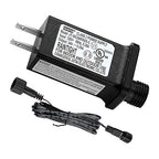 24V 0.25A LED Controller with Extension Cord, Replacement Model JT-DC240V025-C Class 2 Power Supply IP44 LED Light Controller Low Voltage Transformer for Halloween Christmas Holiday String Light