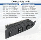 DICMIC Front Driver Side Master Power Window Switch and Door Lock & Black Bezel Assembly Compatible with 2003-2007 Chevrolet, GMC Select Model Replace# 15883318, 920-023, DWS-226