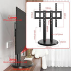 XinleTech Table Top TV Stand with Heavy-Duty Metal Base,Universal TV Stand for 50-90 inch TVs,Height Adjustable TV Mount Stand,No Drill Installation, Max VESA 680x600mm, Holds up to 155lbs,XL-DZ750