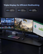 Beelink SER9 Max Mini PC AMD Ryzen 7 H 255 (8C/16T, up to 4.9GHz), 32GB DDR5 RAM 1TB PCle4.0 SSD, Radeon 780M Graphics, USB4.0/ Triple Display/ WiFi6/ BT5.2/10Gbps LAN Mini Computer