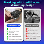 Fakosre Upgraded 20-Head Massage Gun Set, Multi Head Massage Gun with 3 Modes & 30 Levels Intensities, Deep Tissue Massager Muscle Massage Guns for Body Muscle Pain Relief