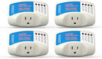 BSEED Voltage Protector, Single Outlet Surge Protector for Valuable Home Appliance Multi-Function Plug with Protection Wall Mount Power Suppressor for TV/PC/Refrigerator, 15A,125V, 1875W, 4 Pack