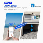 DieseRC 2 Channels WiFi Smart Switch, DC 5V 12V 24V 36V Passive Output Relay Module Ewelink APP WiFi Control Compatible with Alexa/Google Home, Inching/Self-Locking Switch